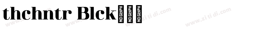 Athachantr Black字体转换